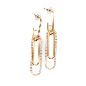 Sonia Link Earrings In Gold