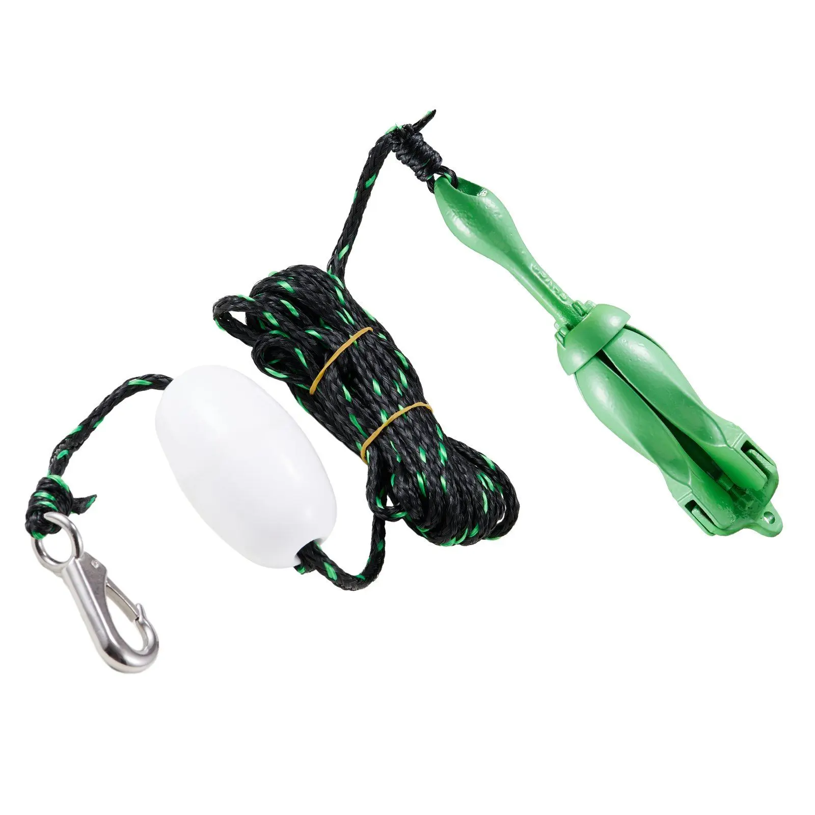 Spring new arrivals Kayak Anchor Kit, 3.5 lb Paddle Board Anchor Kit with 26.2 ft/8 m Rope and Buoy, Folding Small Boat Anchor with Storage Bag and Snap Hook, Kayak Accessories for Kayaks, Small Boats, Canoes