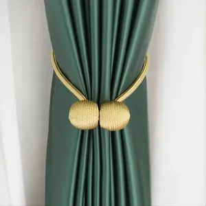 1 Piece Simple Magnetic Curtain Tieback, Window Curtain Holder For Home Decoration, Window Decorations Supplies