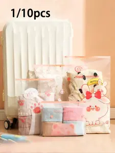 Dust-Proof Clothing And Shoe Storage Bags - Small Sealable Bags Suitable For Travel, Maternity Wear, Clothes, Underwear And Shoes. Suitable For Travel Luggage Storage, Home Wardrobe Storage,  Wear Protection And Shoe Dustproof, Keep Items Clean And Dry. L