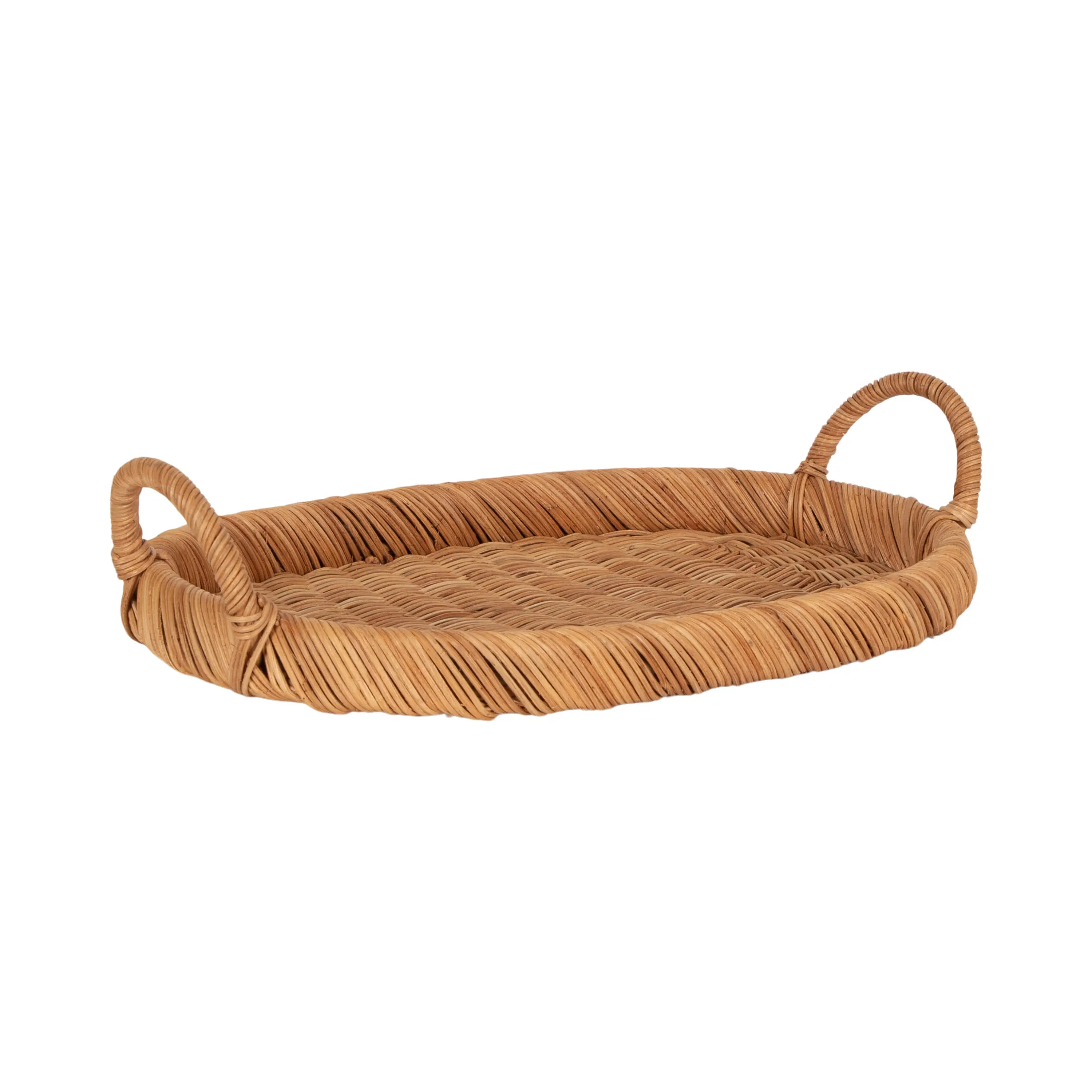 Cormont Oval Rattan Serving Tray