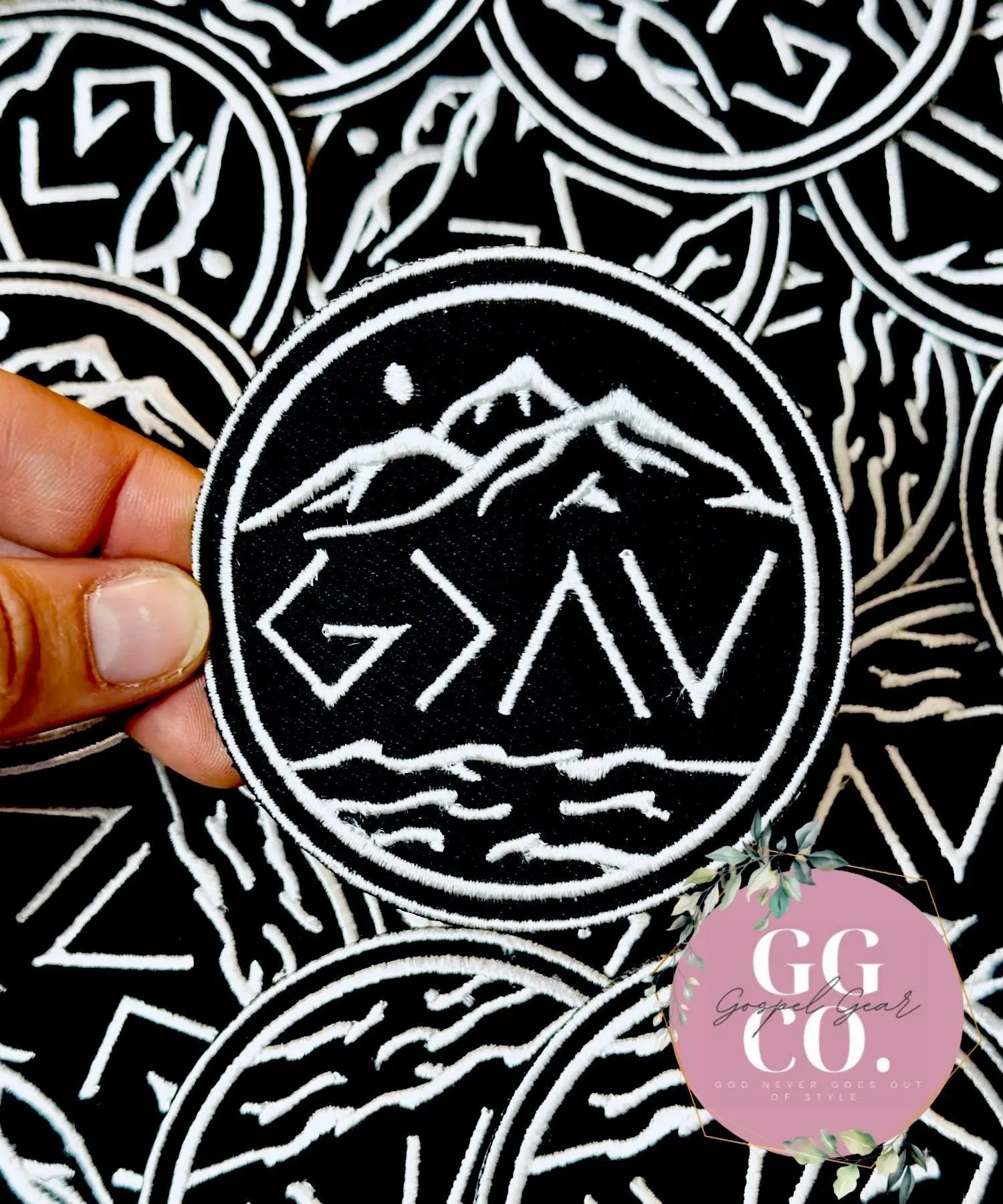 God Is Greater Than The Highs And Lows Patch, Christian Hat Patch, Embroidered Patch, Trucker Hat Patch, Iron On, Trendy Hat Patch, Patch