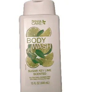 PERSONAL CARE BODY WASH SUGAR KEY LIME   GLUTEN FREE PARABEN FREE DYE FREE PHTHALATE FREE