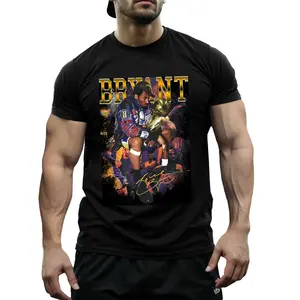 Kobee Bryant Black T-Shirt- Casual Short Sleeve Tee for Men & Women - Machine Washable - All Seasons Wear