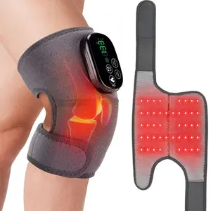USB Rechargeable Knee Massager, Portable Vibration Massager with Adjustable Heat, Knee Massage Tool for Shoulder & Elbow, Personal Care Appliances