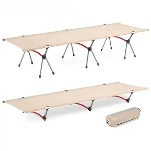 Army Camping Folding Camping Bed, Ultra-Light Backpacking Bed Adjustable Height Portable; Durable Aluminum Frame Suitable for Camping and Hiking; Outdoor Fun Camping Accessories for Your Daily Use