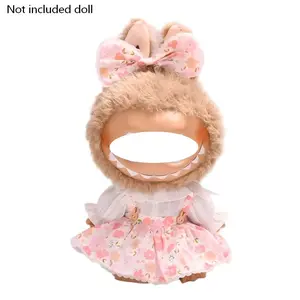 Star Skirt Dress for Bubu Dolls, 38cm Cute, Perfect Fit for Playtime & Accessories, Prefect romantic gifts for doll lovers&collectors ，Not included doll.