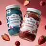 True Sea Moss Gel 2-Jar Bundle: Blue Spirulina-Raspberry & Strawberry – Rich in Essential Minerals & Vitamins – supports overall vitality