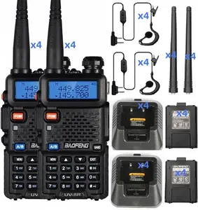 Baofeng UV-5R Dual Band Two Way Radio Transceiver, USB Charging Long Range Supports CHIRP Portable Handheld Walkie Talkie, Wireless Electronic Gadgets, Digital Intercom, Compact, Device, Remote, Durable Handheld Ham Radio Transceiver