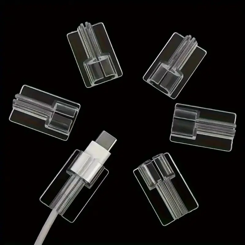 5pcs Soft Silicone Charger Cable Winder Fast Charging Electronic Cable Protector Sleeve for Apple IPhone Data Cord Clear Case Clip