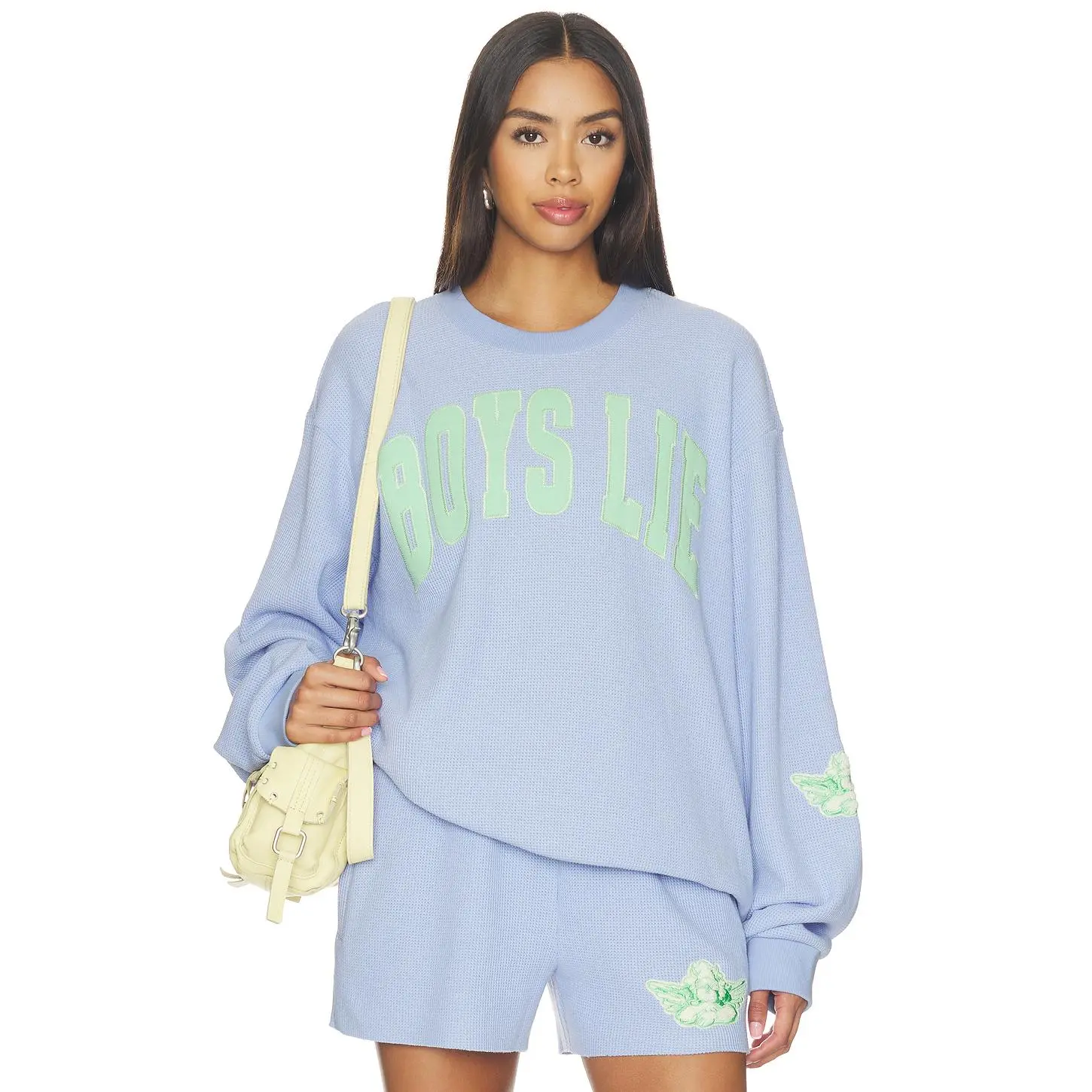 Boys Lie Razzle Dazzle V4 Kara Crewneck Sweatshirt in Lilac