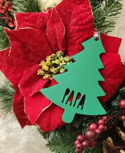 Personalized Christmas Tree Stocking Tag