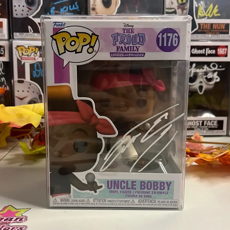 Funko Pop! Autographed Disney The Proud Family Uncle Bobby Signed By Cedric The Entertainer