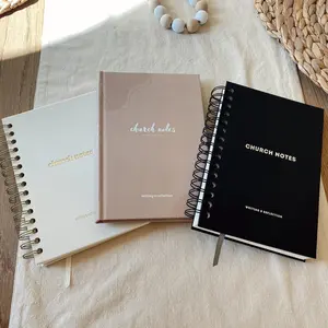 Church Notes Journal - Organized to Take Notes - Sermon & Podcast Notebook - Christian Gift Idea - Message Notes and Application