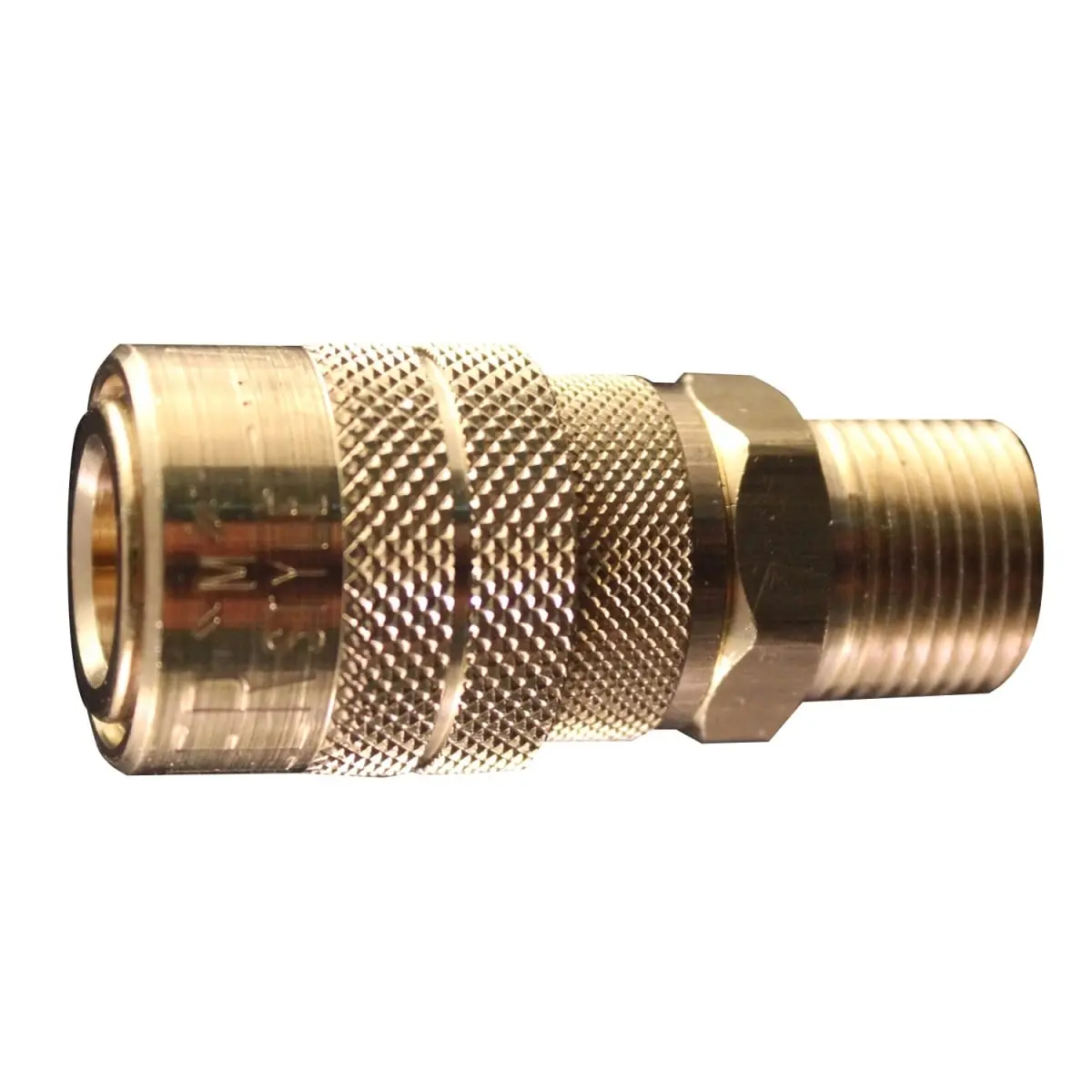 Milton 719BK Pneumatics M Style Coupler, 0.37 in. MNPT NPT Thread, 300 psi Max