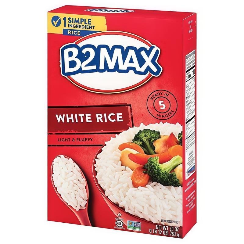 White Rice, Instant White Rice for Quick Dinner Meals, 28-Ounce Box