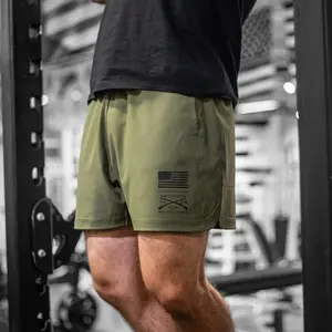 Men's Training Shorts - Military Green