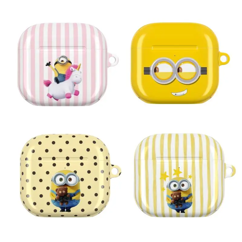 Funny Yellow Character AirPods Case, Cartoon Inspired Protective Cover for AirPods 1 2 3 4 & AirPods Pro