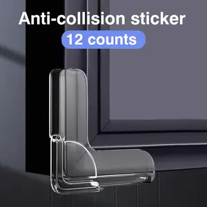 12 Counts Safety Corner Protectors Guards, Transparent Padded Table Corner Guards for Baby Proofing Home Furniture, Kids Safety Edge Protectors Against Sharp Surfaces, Corner Covers