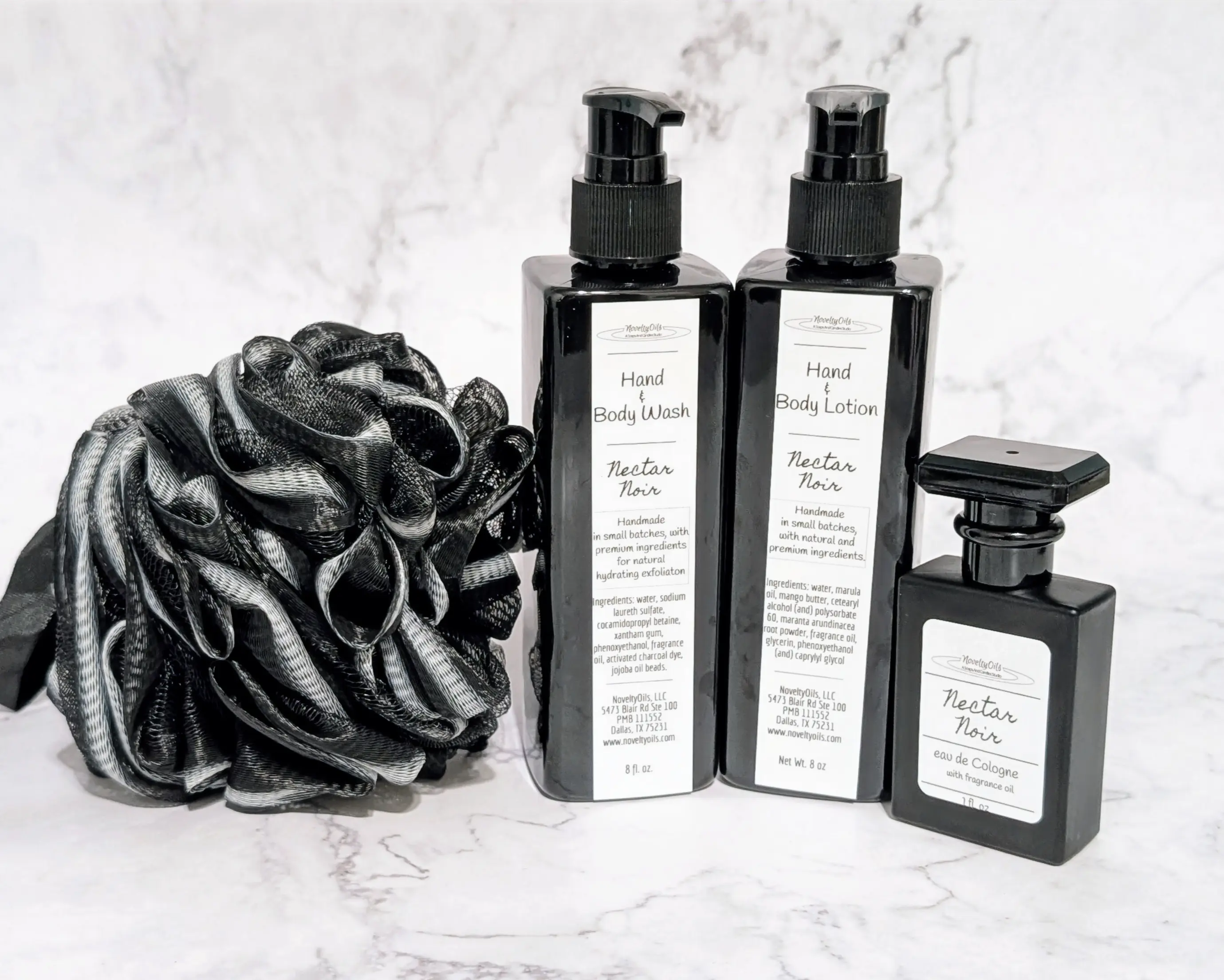Trio Self-Care giftset for Men - Exfoliating Body Wash, Hydrating Lotion, Fragrant Mist - Great for Birthday or Father's day gift basket