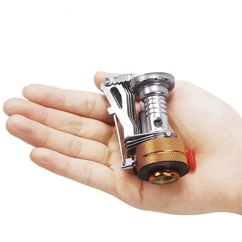 Portable Boxed Outdoor Camping Stove, Ultra-Compact Mini Burner, Ideal for Hiking and Picnics, Lightweight and Easy to Carry, Outdoor Cooker, Camping Cooking Equipment