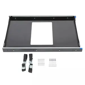 New Black Fridge Slide Mount with Straps Fit 28 to 65L Fridge Cooler Freezer