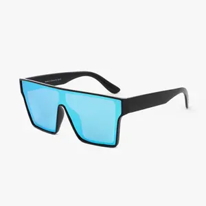 Stylish, Retro, and Cool: Women's Square-Frame Sunglasses with Integrated Lens Design. Unisex Style (UV400 Protection). A Classic, Trendy Accessory—Perfect for Outdoor Travel, Beach Outings, and Streetwear.