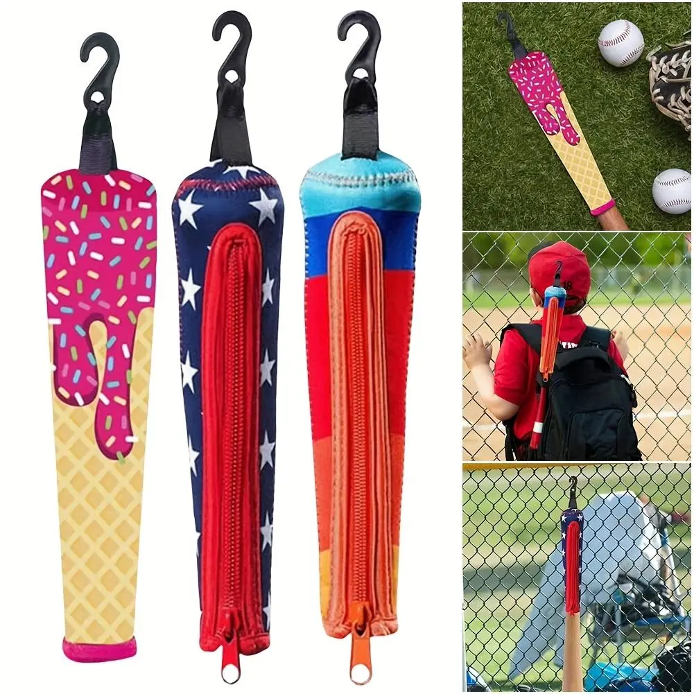 250mm Baseball Bat Cover - Bat Protection Accessory, Softball Grip Protector, Grip Hook