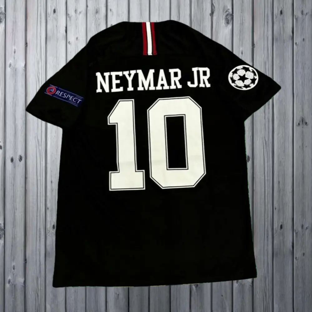 18-19 Away Black No. 10 Neymar Short Sleeve Breathable Football Jersey