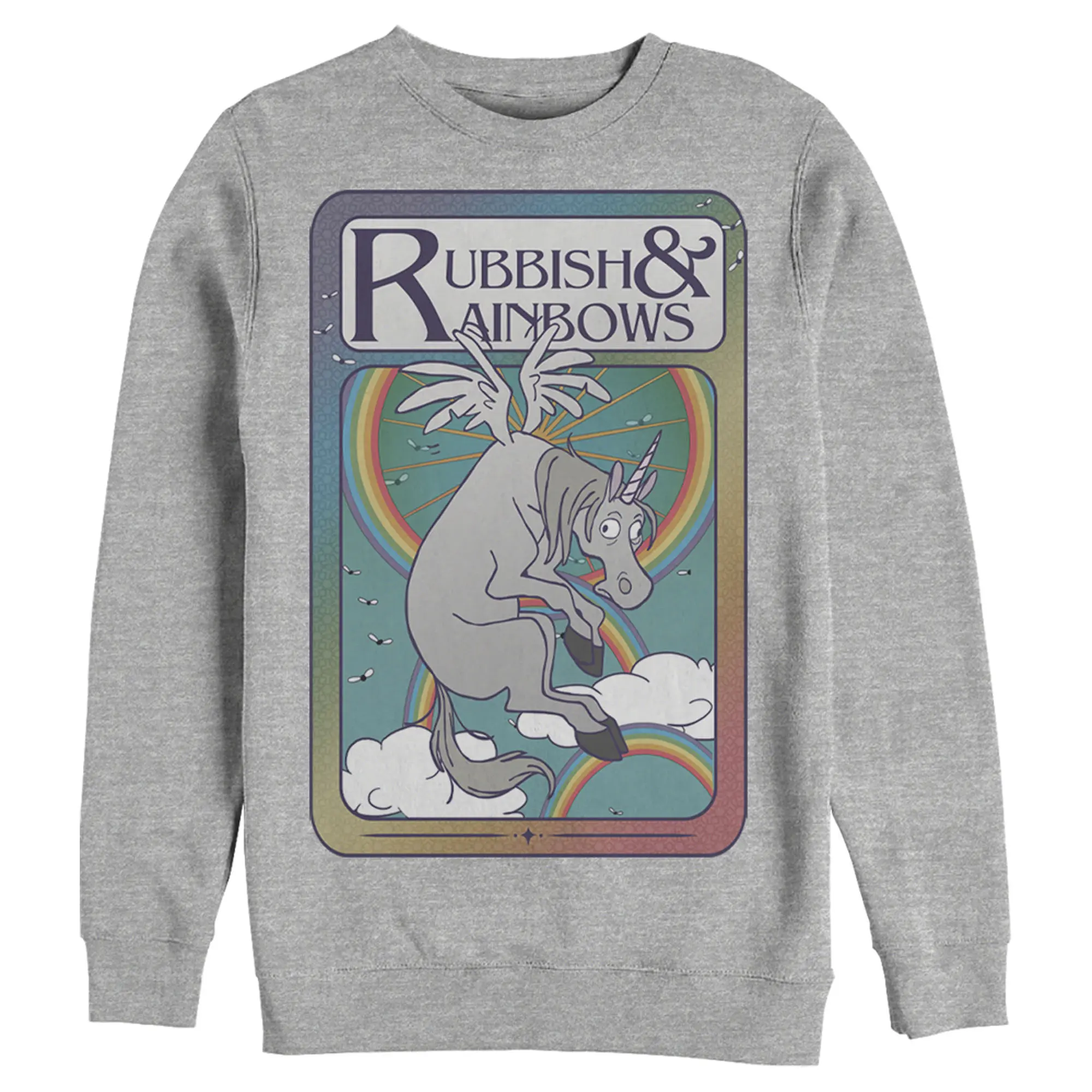 Men's Onward Rubbish & Rainbows Playing Card Sweatshirt