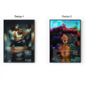 [Sale Up To 40%] [Unframe] Verdes Album Posters, Indie Pop Music Wall Art, Bright Bedroom Aesthetic Decor, Modern Album Cover Artwork, Gift for Fans