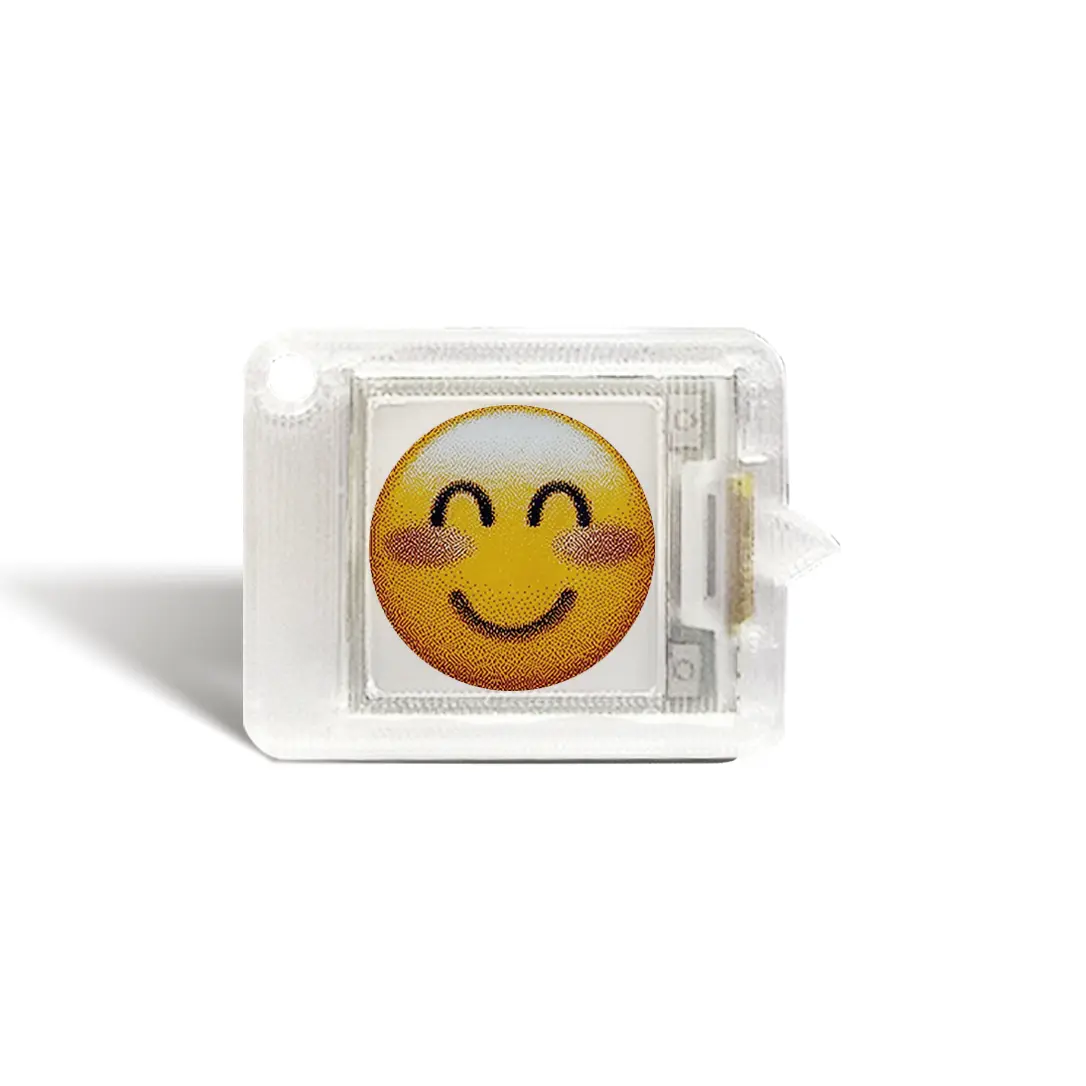 NFC-Powered E-Ink Keychain | 1.54" 4-Color Display | Social Media Collection