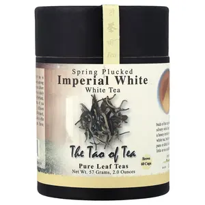The Tao of Tea Spring Plucked White Tea, Imperial White, 2 oz (57 grams)