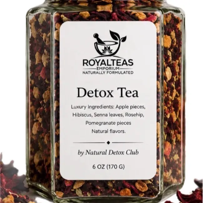 Natural Detox Club Detox Herbal Tea Blend 6 oz Loose Leaf Tea