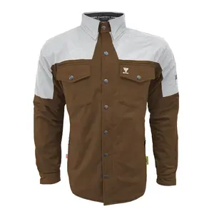 SoftShell Reflective Brown Eclipse Winter Jacket for Men - with Pads