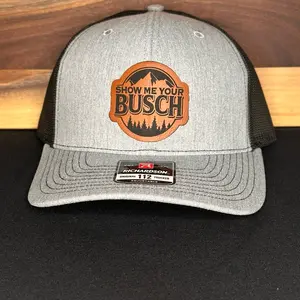 Show Me Your Busch leather patch hat
