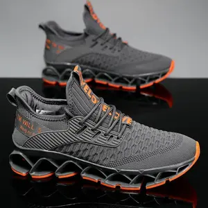 Men's Running Shoes Blade Tennis Walking Fashion Sneakers Breathable Non Slip Gym Sports Work Trainers Footwear BoyGiftGift