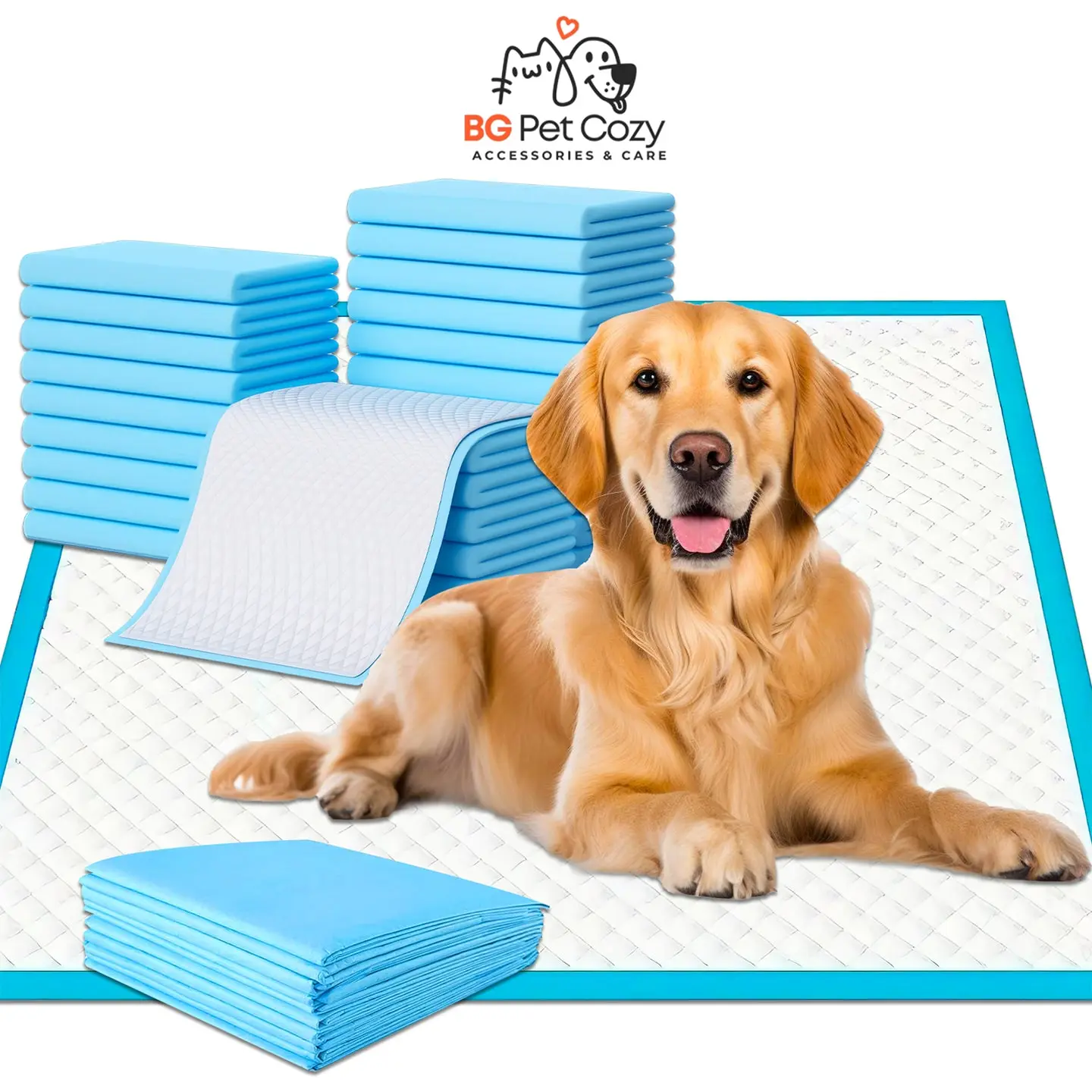 5-Layer Pee Pad - Ultra-Fast Absorption, Leak-Proof, Perfect for Puppy Training!