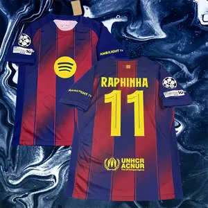 25-26 Home Fenia Red and Blue No. 11 Short-Sleeve Soccer Jersey