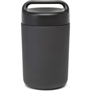 Stainless Steel Food Jar, Double Wall Vacuum Sealed Insulated Food Storage Container with Carry Handle Lid, 16-Ounce, Gray