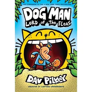 USED-Dog Man: Lord of the Fleas: A Graphic Novel (Dog Man #5): From the Creator of Captain Underpants, 5 by Pilkey, Dav (Hardcover)