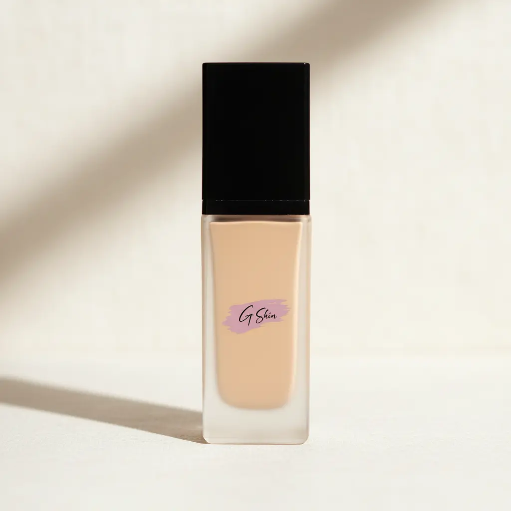 Lightweight Liquid Foundation with Silica, Buildable Coverage Cosmetic for a Natural Glow, Vegan & Paraben-Free for All Skin Types - Warm Nude, 30ml, Makeup Products, Breathable