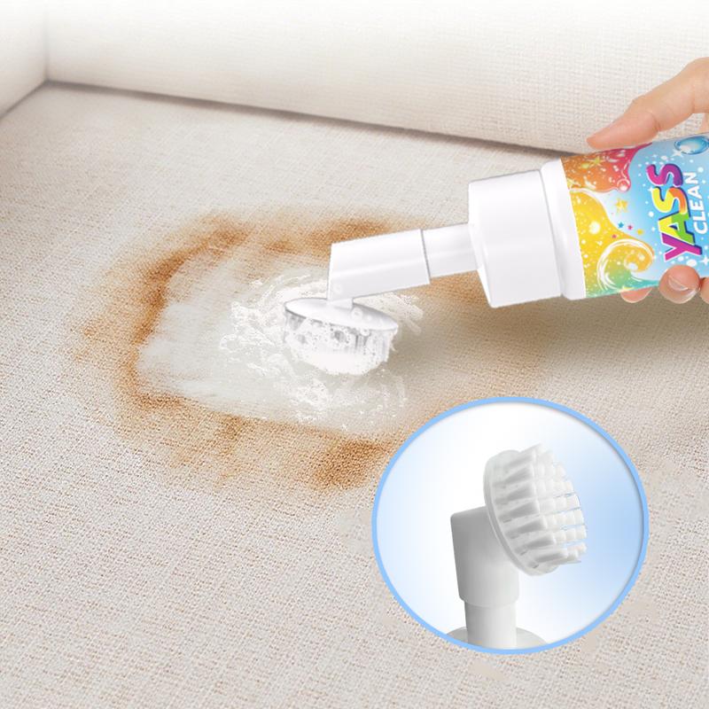 Yass Clean F'king Magic Foam Cleaner 3PACK 200ML Removes Stains With Carpet Cleaner Brush，Effectively Removes Stains And Odours Caused By Pets From Carpets And Upholstery
