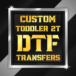Custom DTF Transfers, DTF Print, DTF Prints, High-Quality Transfers, Full Color Prints, Toddler 2T DTF Transfer