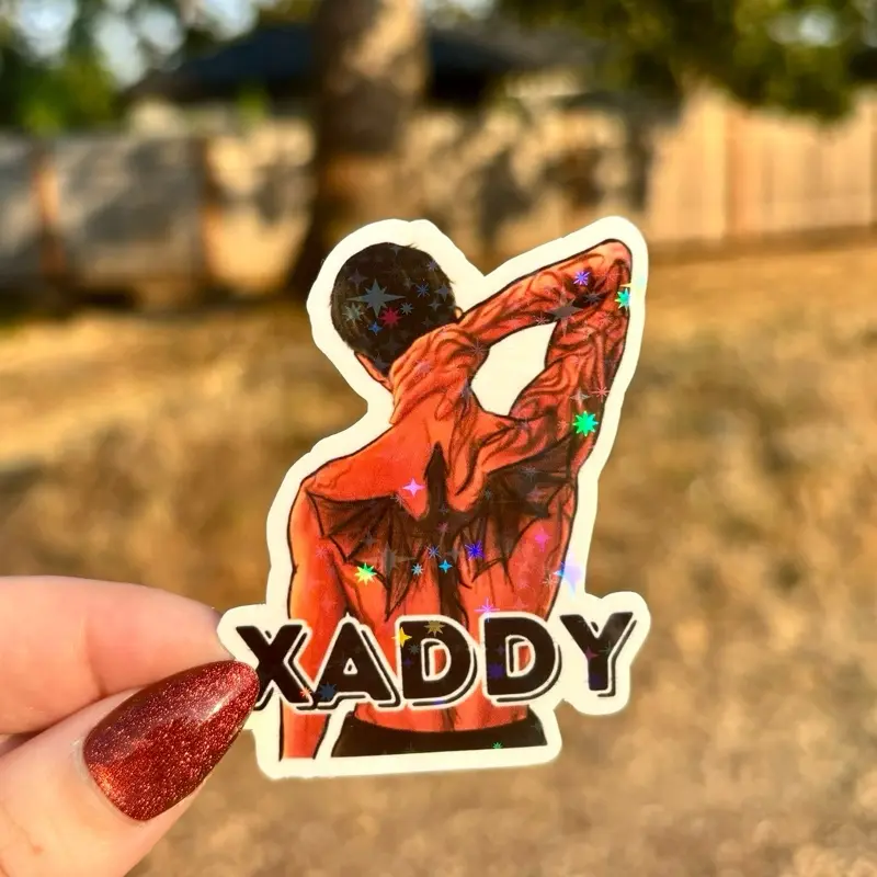 Xaddy Xaden Sticker holographic sticker self-adhesive decorative Xaddy Xaden Sticker holographic sticker self-adhesive decorative