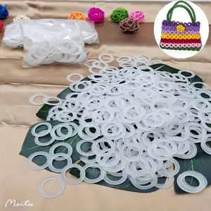 Circular Crochet Hook Ring O-Ring Suitable For Diy Handicraft Supplies, Crochet Knitting Bag, Bag Accessories, Handicraft Supplies, Crochet Bag, Wallet, Quilting Supplies Production, Festival Gift, Gift Project.