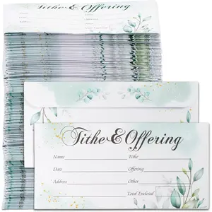 500 Count Bulk Box Cash and Tithe Offering Envelopes for Church Donations