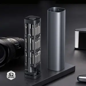 46-in-1 Precision Screwdriver Set, Portable Pen Manual Hand Tool Kit, Wireless Cordless Magnetic Mini Small Bit for Xiaomi Mobile Cell Phone Watch Repair