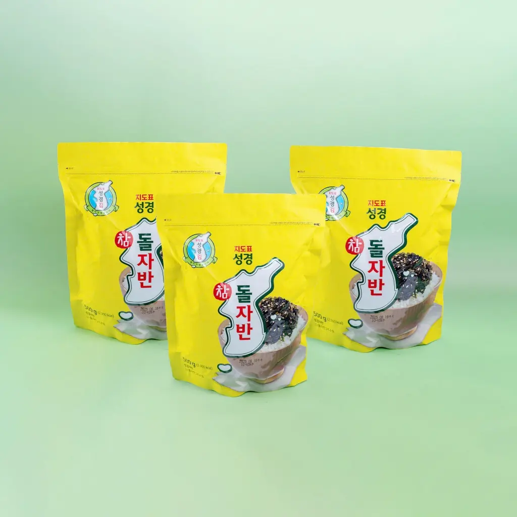 Korea Dried Seasoned Seaweed Sung Gyung - Rong biển canxi 500gr Korea Dried Seasoned Seaweed Sung Gyung - Rong biển canxi 500gr