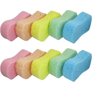 Large Sponges -  Cleaning Supplies - Big 10 count High  Cleaning Washing Sponge Pad for , Household Cleaning and Water